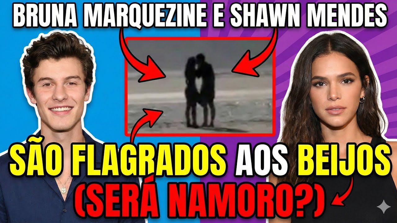 BRUNA MARQUEZINE E SHAWN MENDES SÃO FLAGRADOS AOS BEIJOS (Será Namoro?) 
