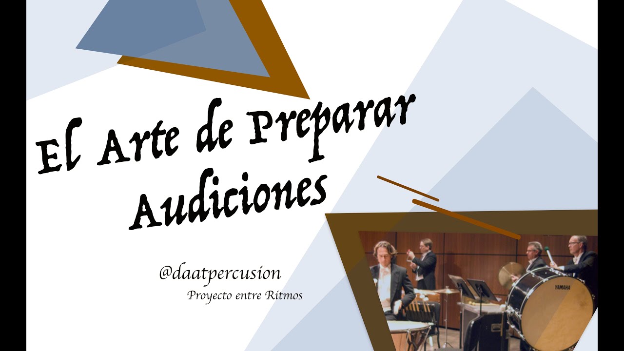MasterClass Preparación de audiciones