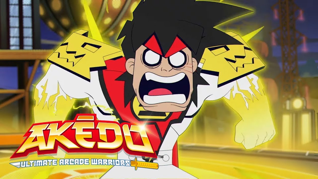 Eye of the Powerstorm! | AKEDO: Ultimate Arcade Warriors | Cartoons for Kids | WildBrain Superheroes