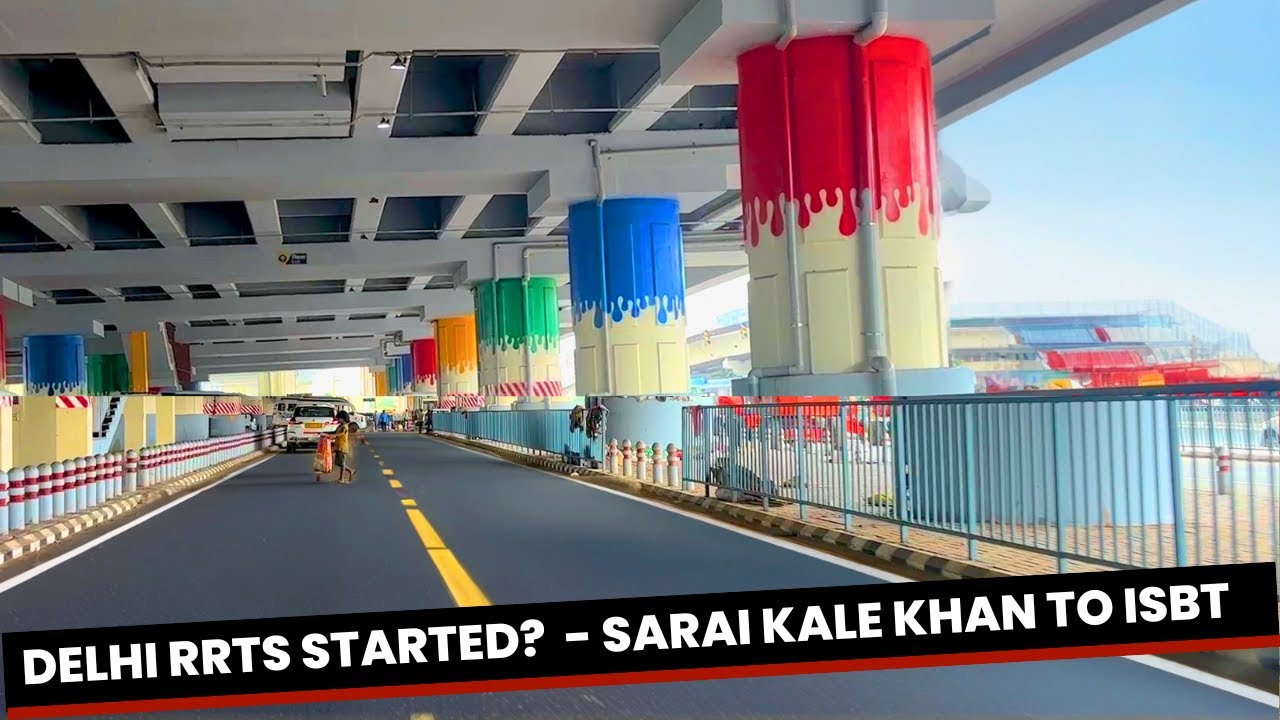New India: Delhi RRTS Started? 🚆 From Sarai Kale Khan to Kashmiri Gate ISBT
