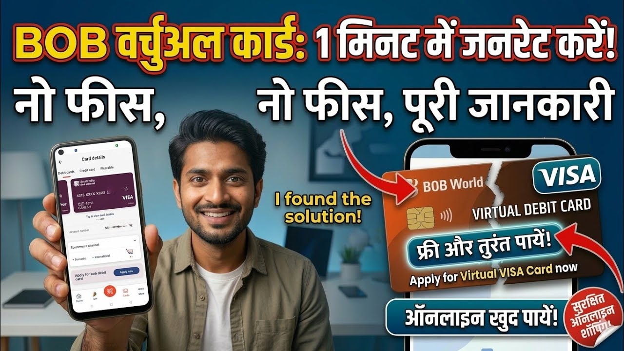 Bank Of Baroda ATM Card Apply Online 2026 | BOB Debit Card Apply Online | How To Apply BOB ATM Card
