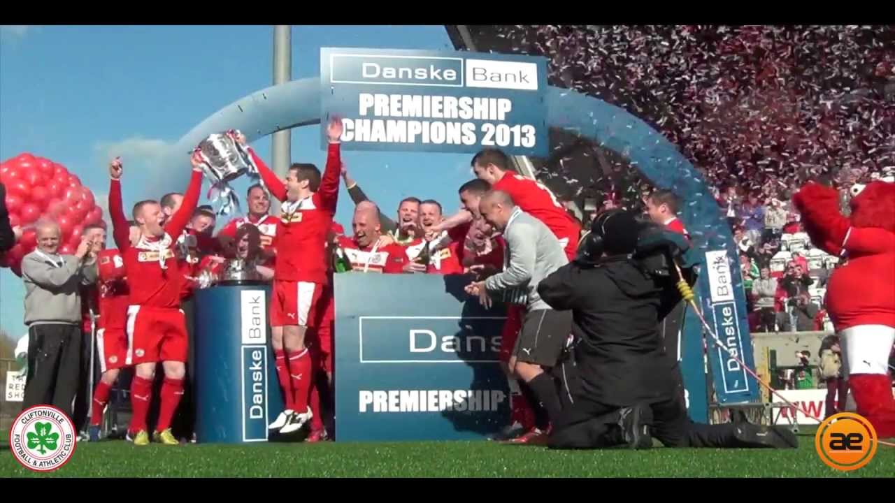 Cliftonville 2012/13 Irish Premier League Champions Trophy Presentation (Watch in 1080p HD)