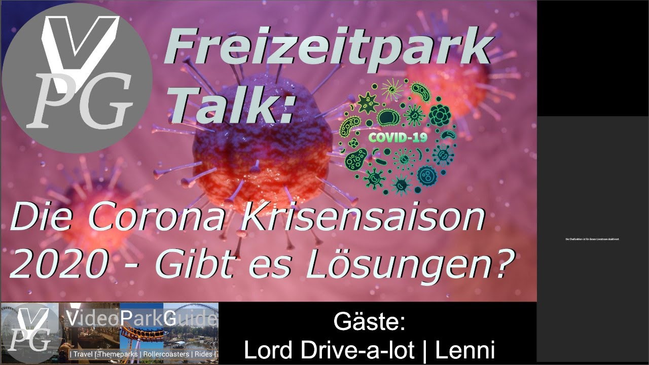 Live Diskussion: Freizeitpark Saison 2020 & die Corona Krise