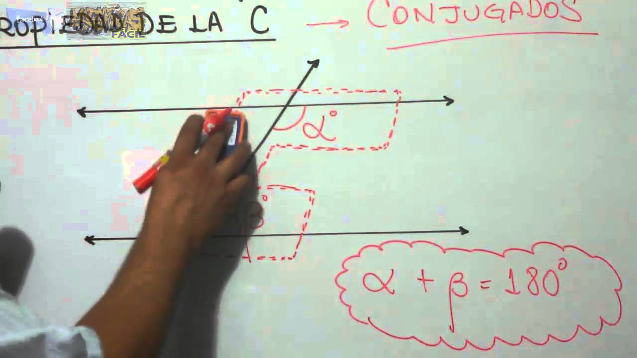 MATEMATICA FACIL - RECTAS PARALELAS Y UNA SECANTA (INTRO A LA GEOMETRIA PARTE 2)