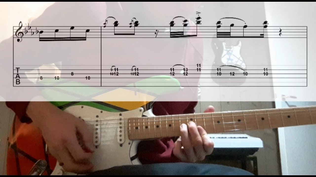 Let's Get It On - Solo + TABS [Marvin Gaye / Maceo Parker cover]