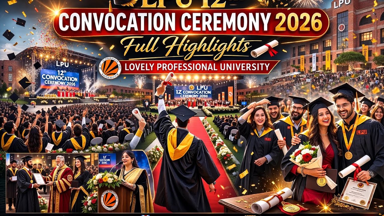 LPU 12th Convocation Ceremony 2026 🎓 | Full Highlights | Lovely Professional University