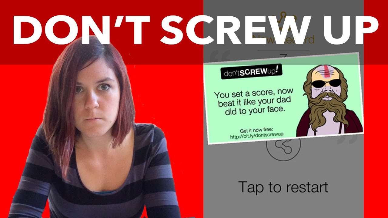 DON'T SCREW UP for Android and iPhone: Gameplay and Review