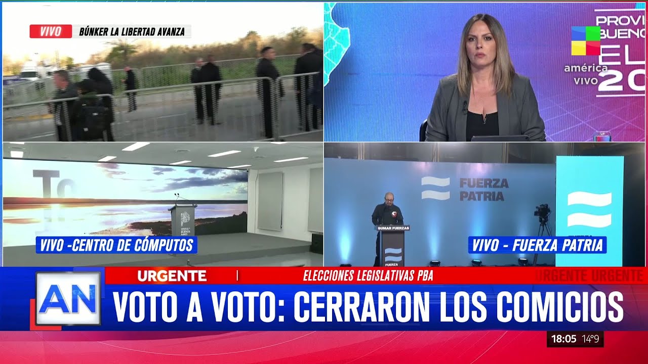 CIERRE DE COMICIOS EN LA PROVINCIA DE BUENOS AIRES: SE ESPERAN LOS N&Uacute;MEROS OFICIALES