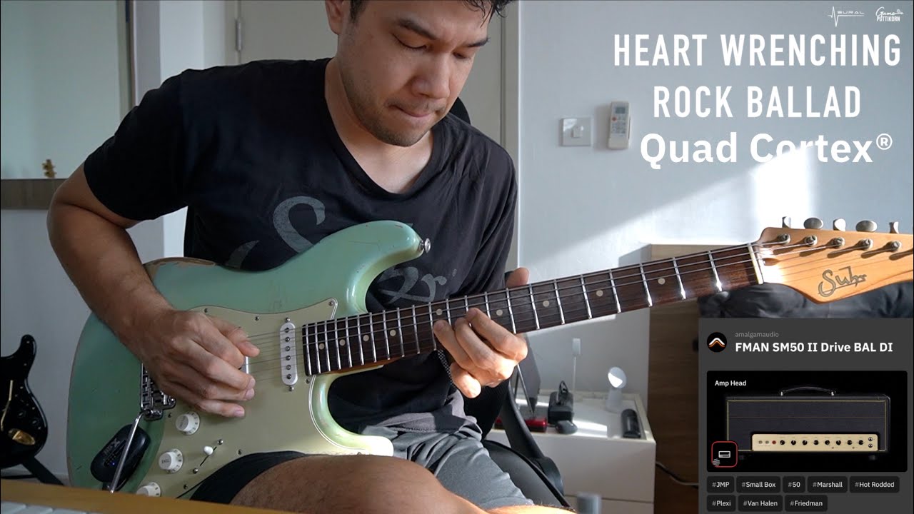 Heart Wrenching Rock Ballad (TS9 + Friedman Small Box50 Lead : QuadCortex) - Game Guitarist