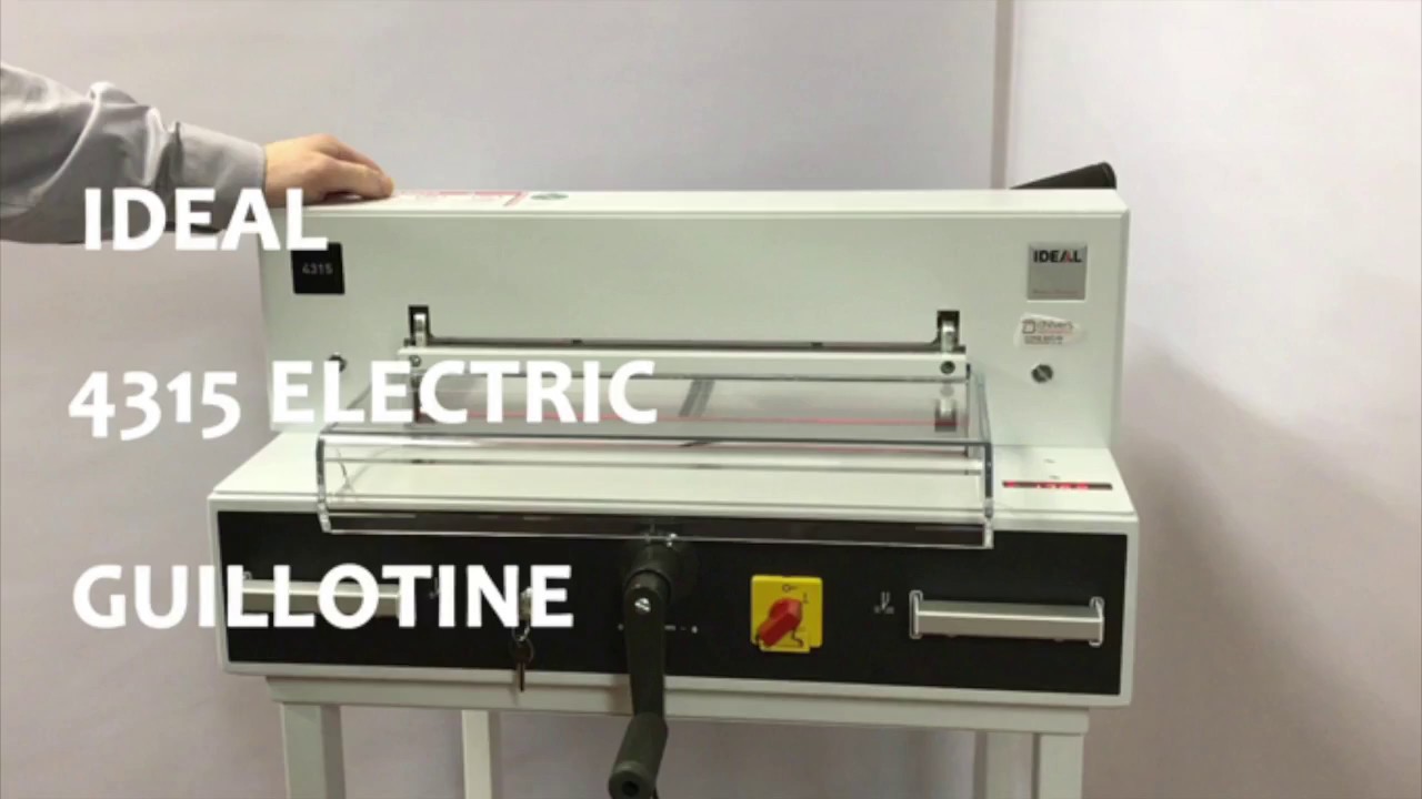 Ideal 4315 Electric Guillotine
