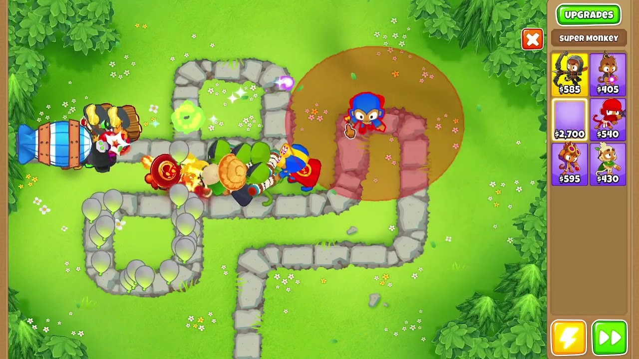 [BTD 6]Monkey Meadow-Magic Only, No MK, No Heroes, No Lives Lost, No Powers, No Retry, No Selling