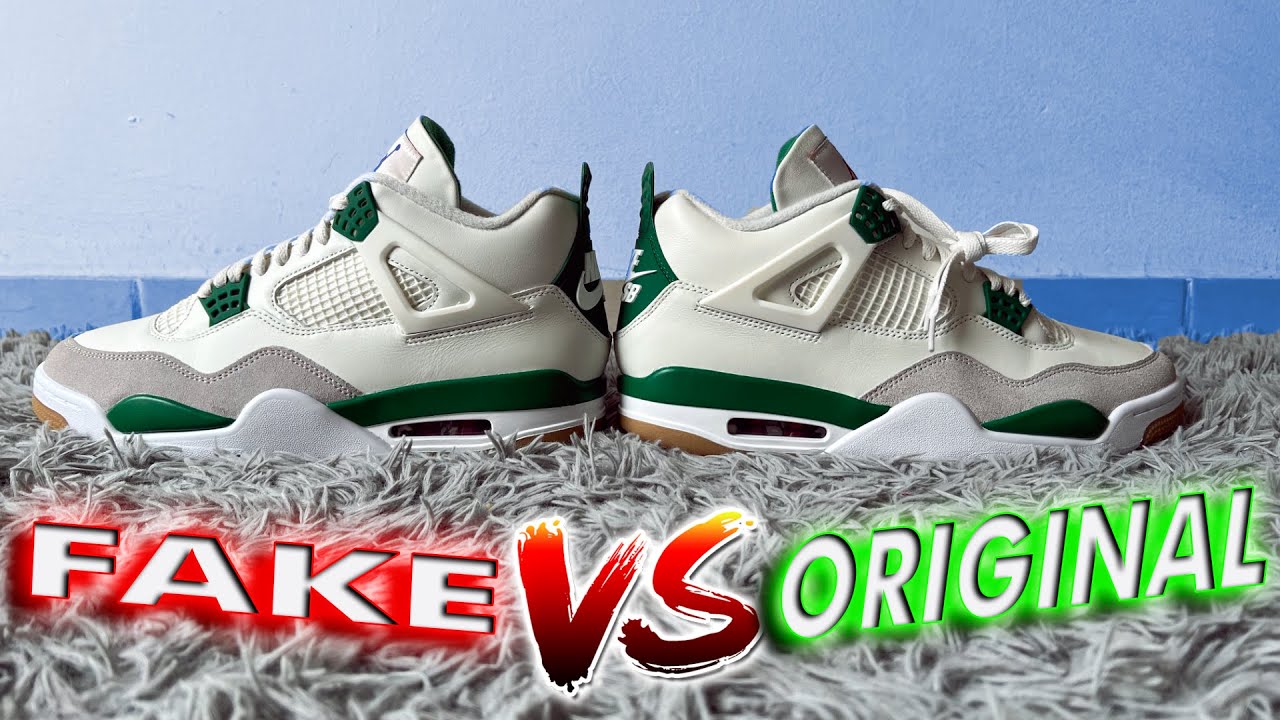 Jordan 4 SB Original vs Fake ¿Cuales son las diferencias?