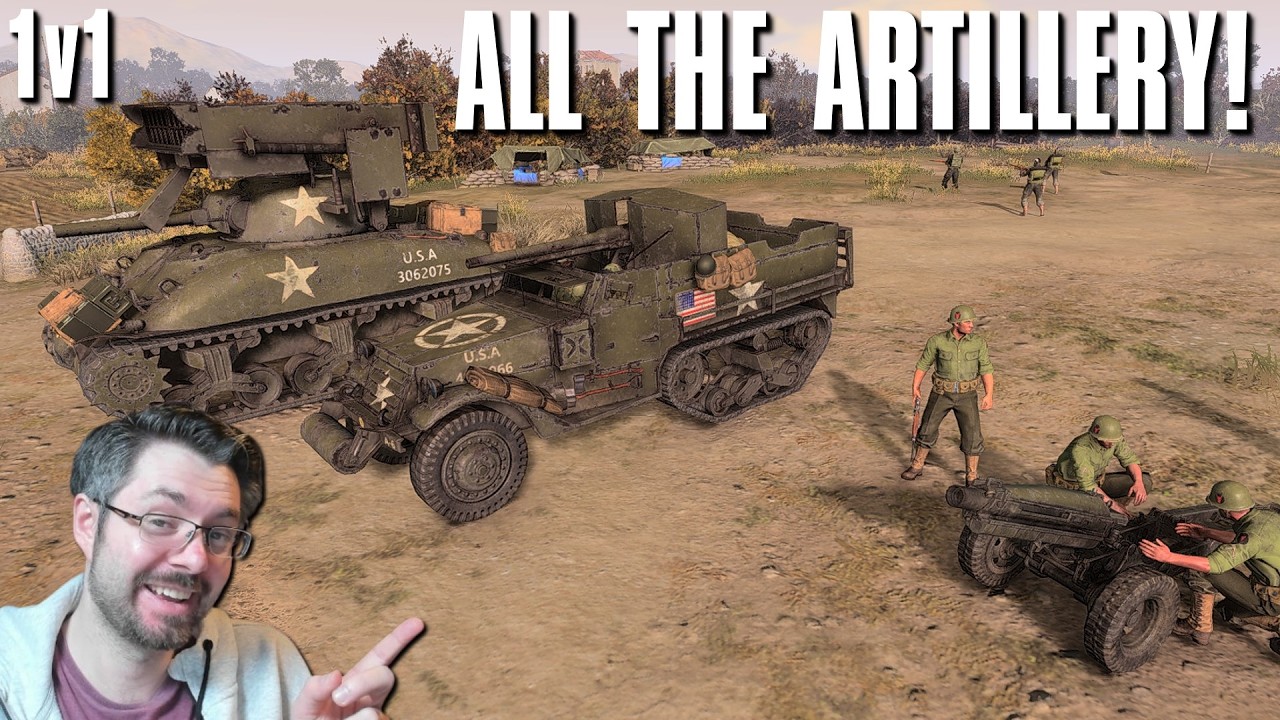 ALL THE ARTILLERY! - 1v1 - Company of Heroes 3
