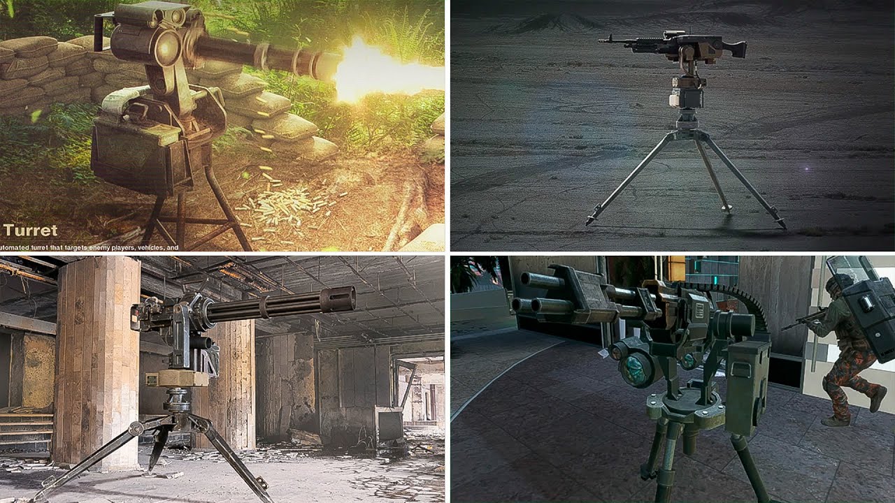 Evolution of Sentry Gun in Call of Duty Games
