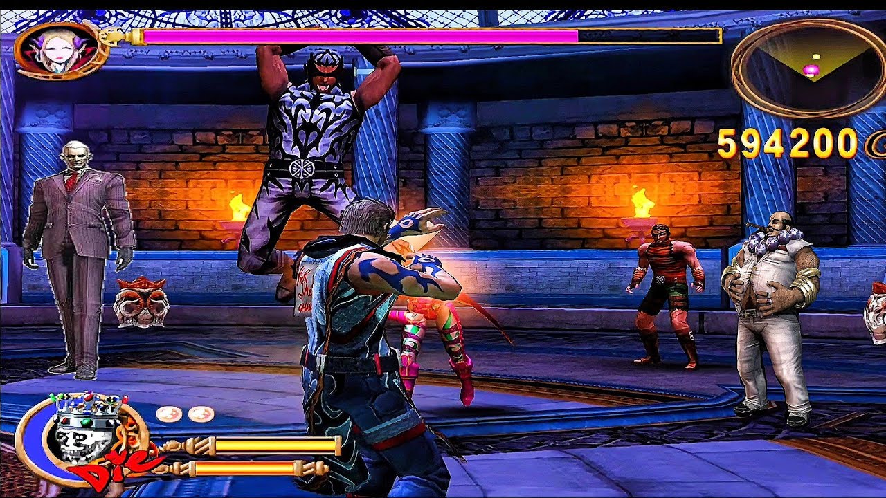 God hand undisputed V2 All boss fight x mod technique