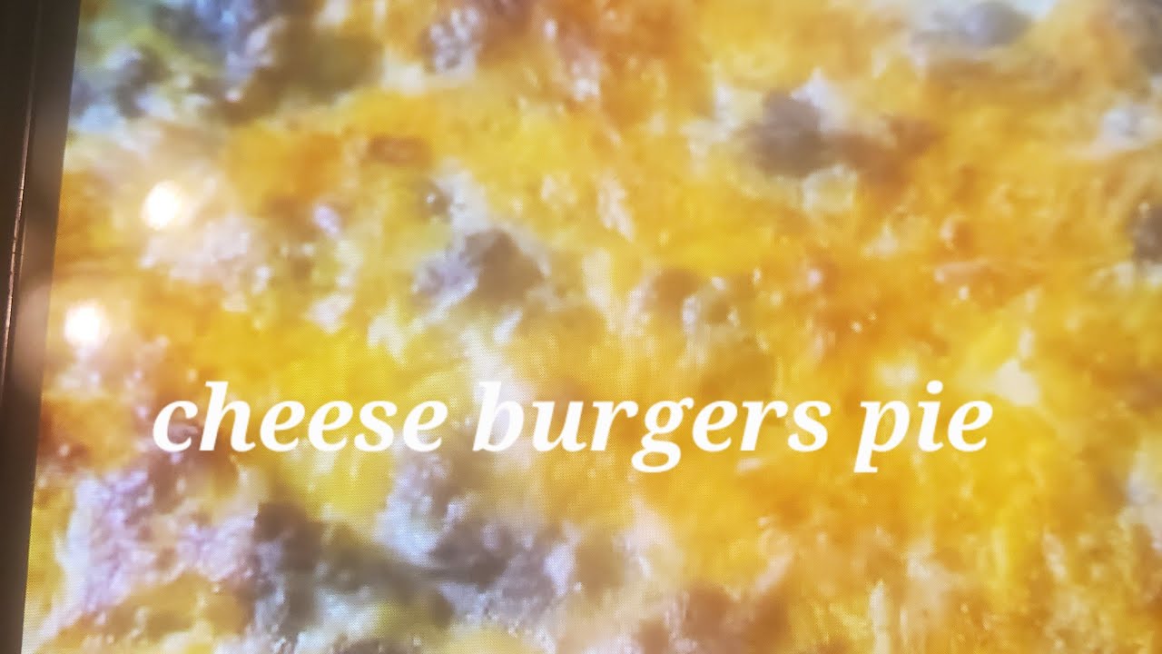 Beybs  Recipes is live! chess burgers pie