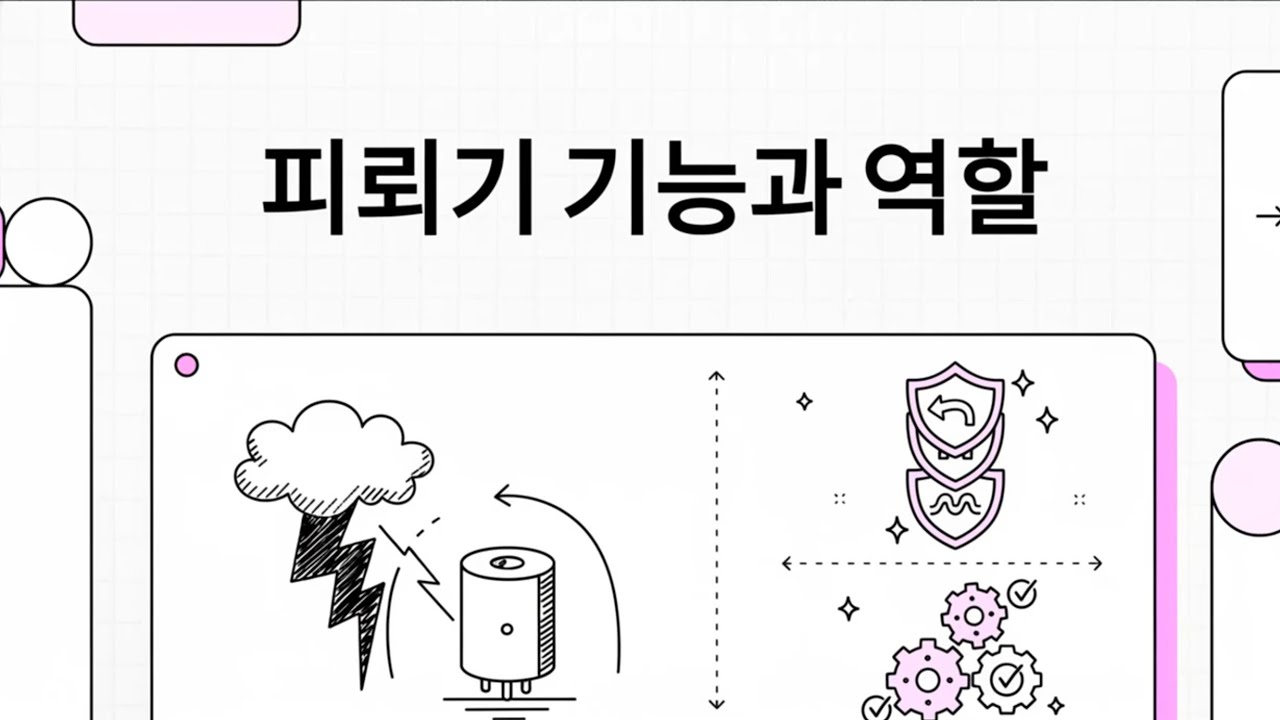 [전기기사] 단답암기신공_피뢰기 기능과 역할
