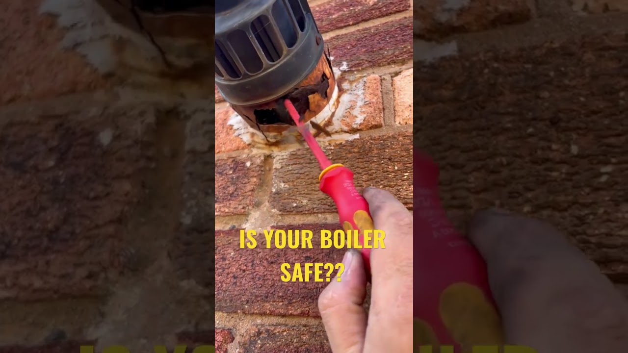 DANGEROUS BOILER ⚠️⚠️ condemned! Is your boiler safe?? #dangerous #boiler #foryou #shocking #diy