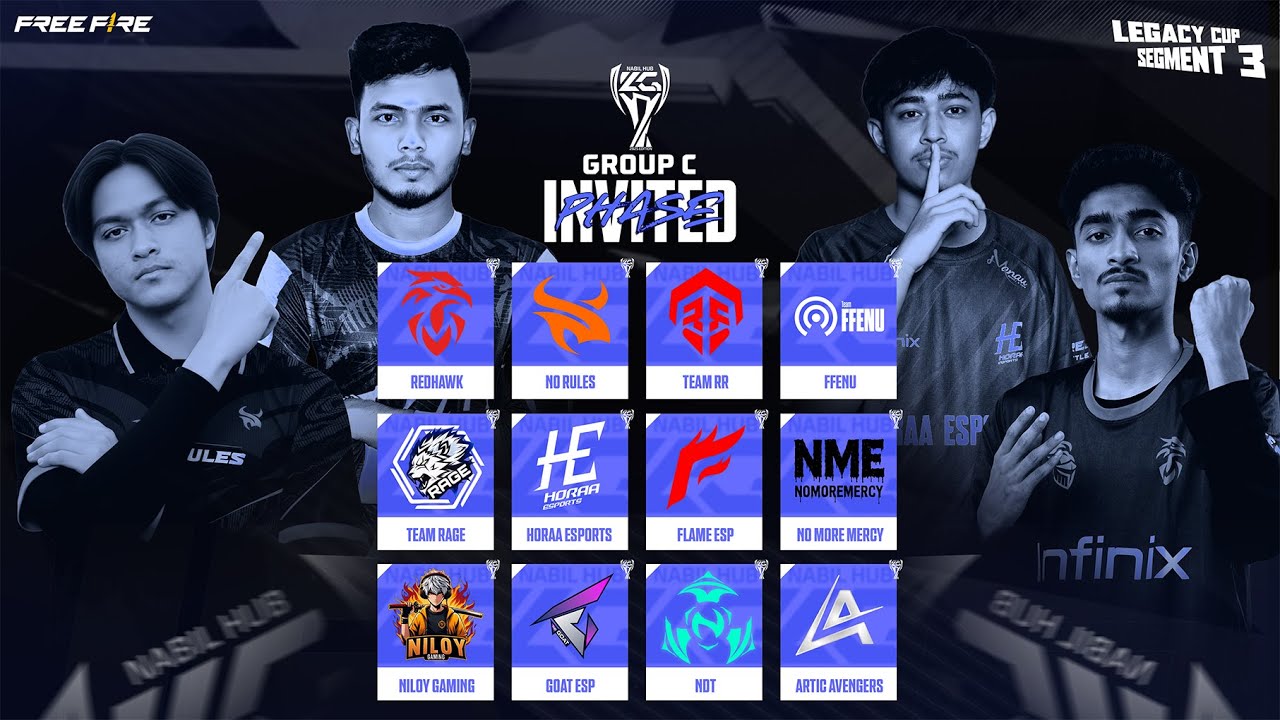 [🔴LIVE] NABIL HUB LEGACY CUP-2025 SEG.3 | GROUP-C | BRING BACK YOU LEGACY | FT. @Flickerz7