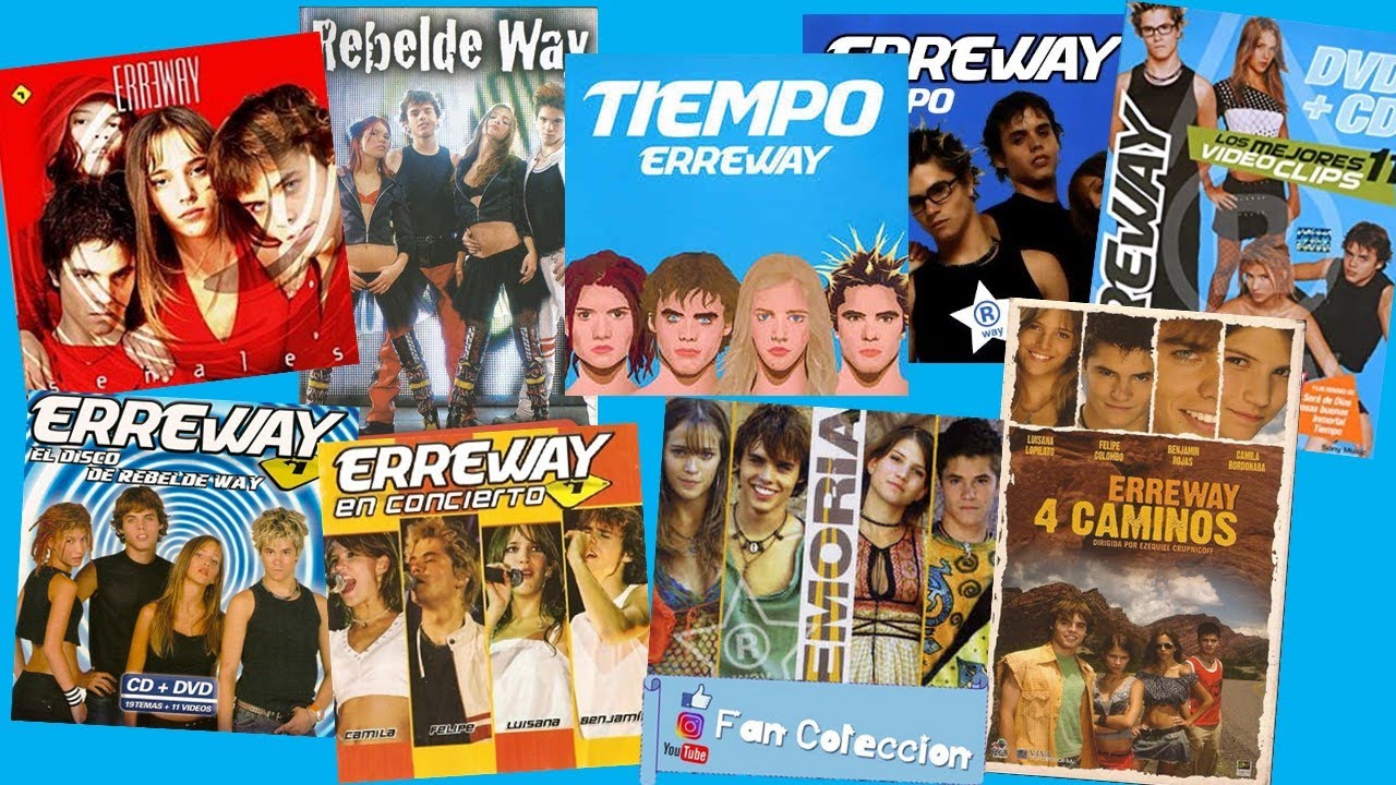 ERREWAY (REBELDE WAY) - COLECCIÓN - REVIEW - UNBOXING - CDS - (2002 - 2004)