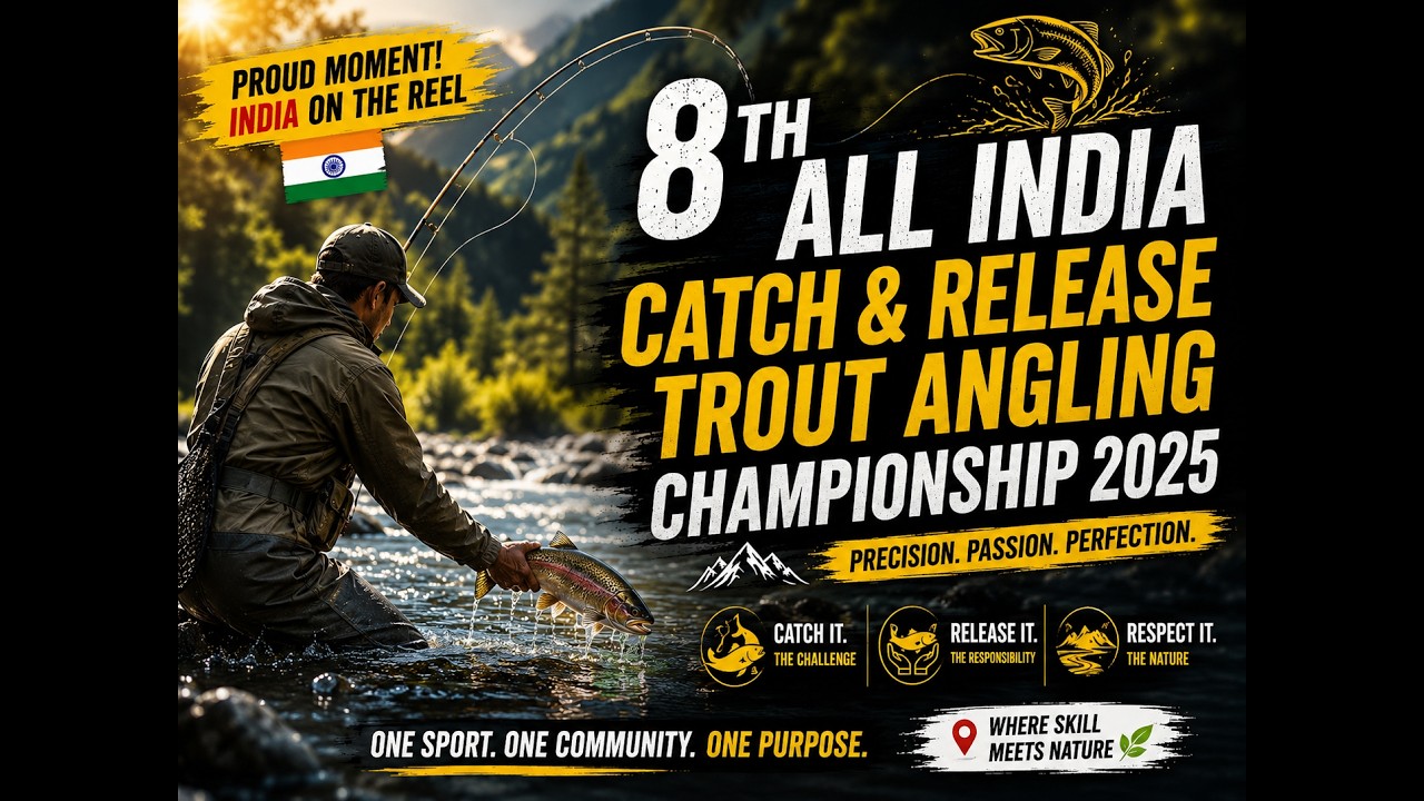 Manali Madness! 🎣 8th All India Catch & Release Trout Championship 2025 #trout