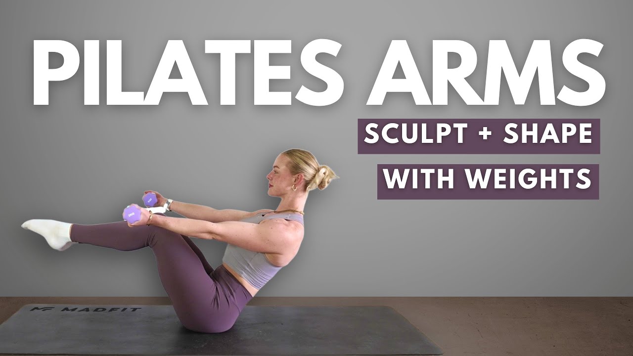 25-Min Upper Body Pilates Workout | Dumbbells Only | Sculpt Arms Quickly (Fit in '25 - Day 18)