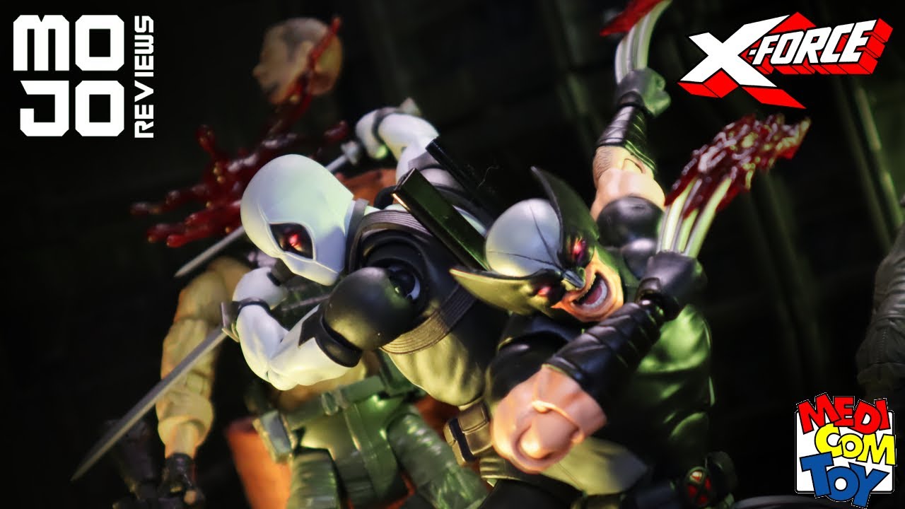 Wolverine Deadpool X-Force Medicom Mafex Figure Review!