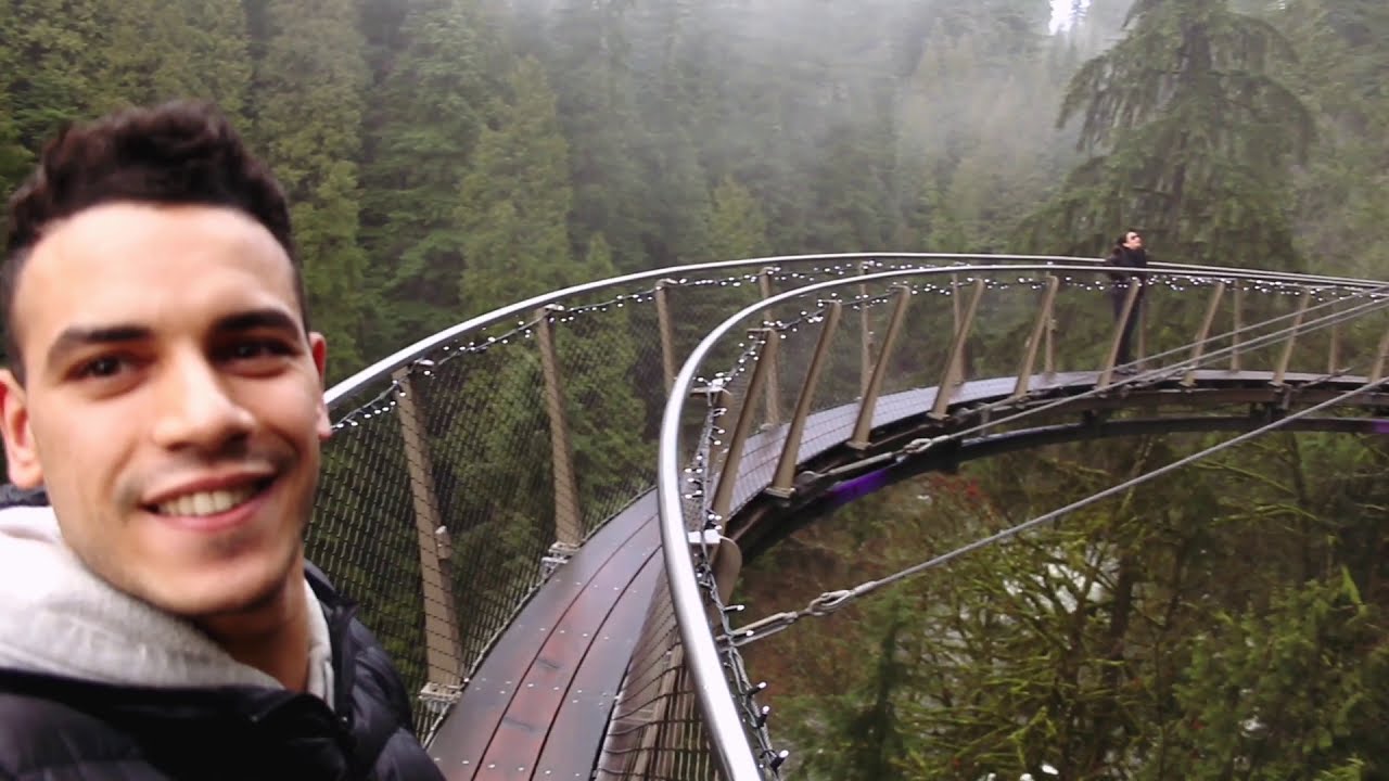 لن تصدق!!!!! جسر النسيان المعروف في كندا!! CAPILANO BRIDGE IN CANADA