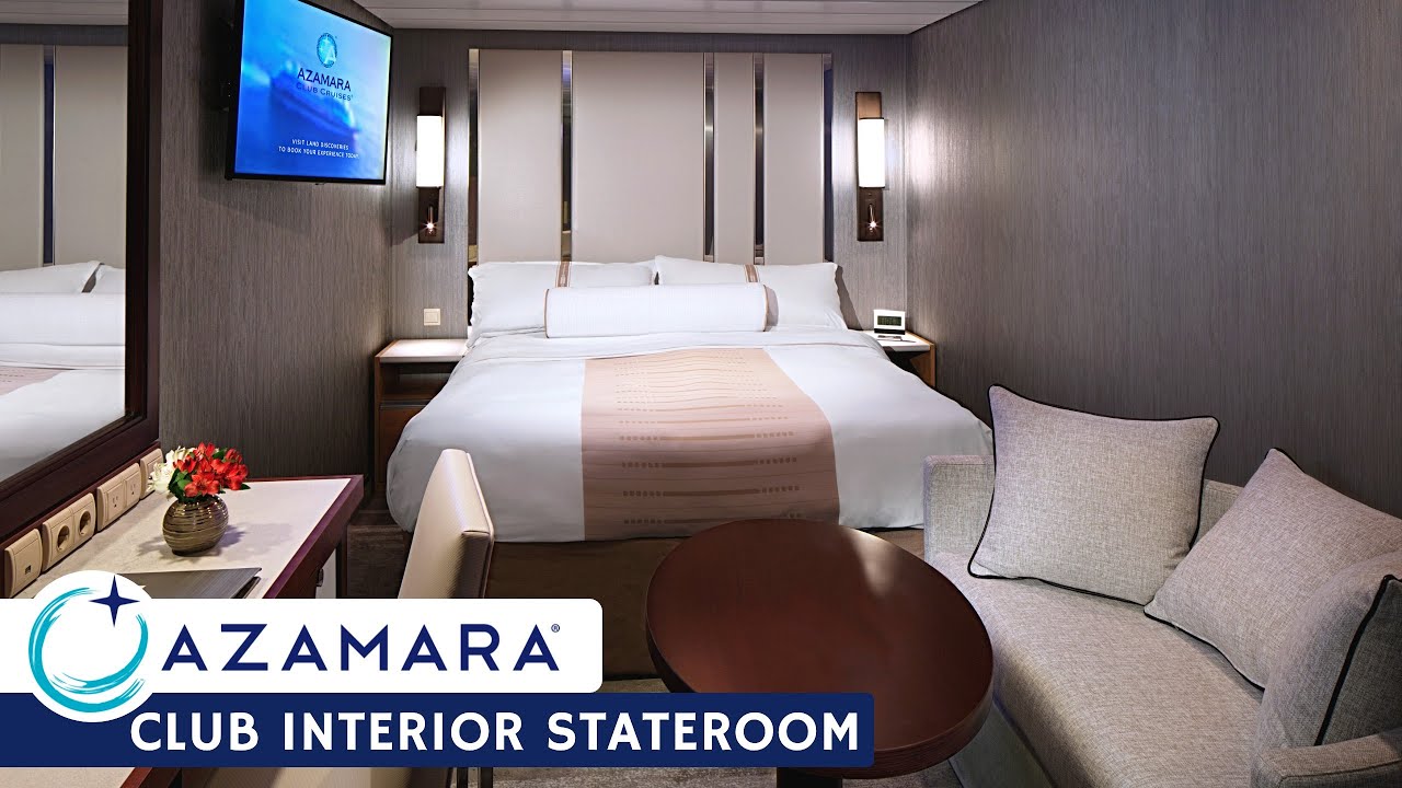 Azamara Quest | Club Interior Stateroom Walkthrough Tour & Review 4K | Azamara Club Cruises