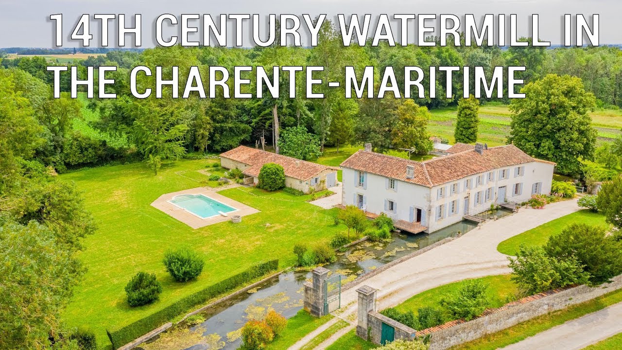 Gorgeous 14th-century watermill in Charente-Maritime - Ref.: 101201JHI17