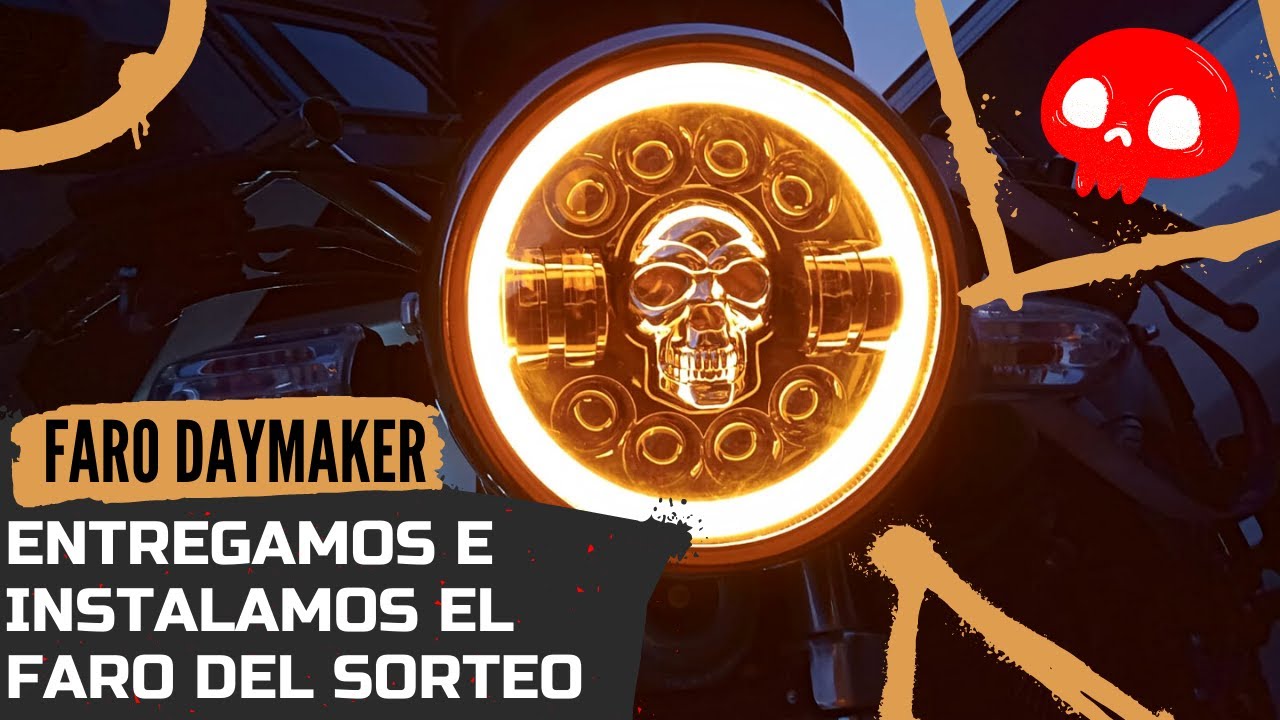 Instalación de faro Daymaker del sorteo
