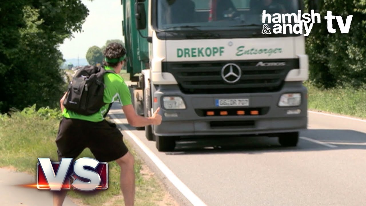 Hamish VS Andy | Hitchhike Racing