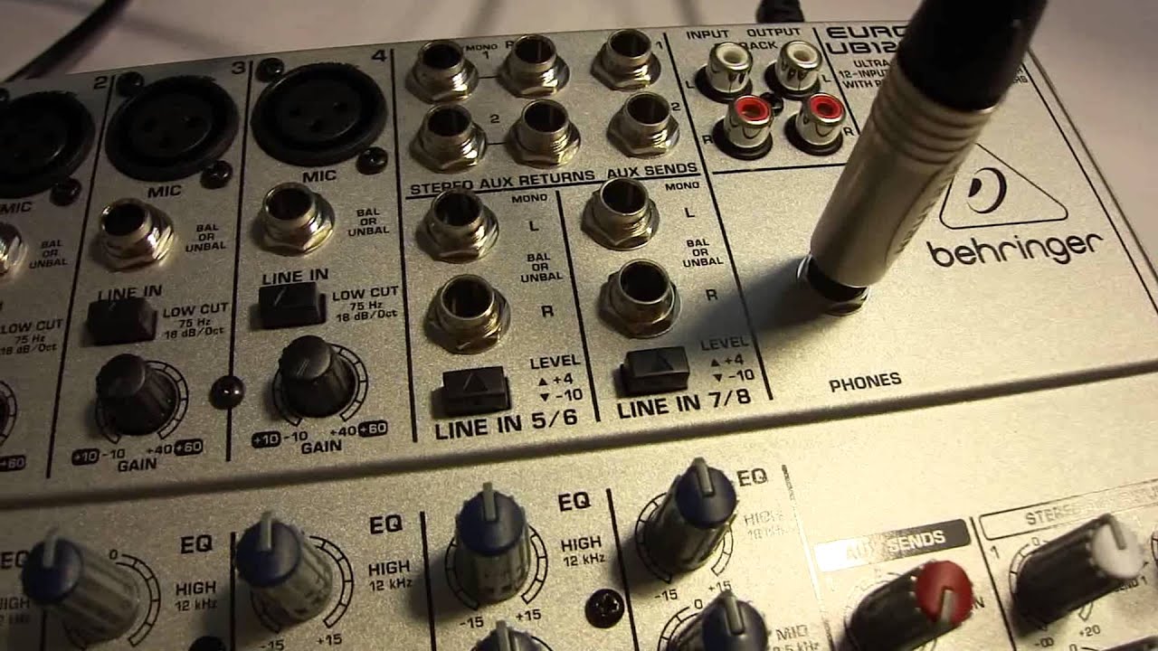 BEHRINGER UB1204-PRO обзор микшера