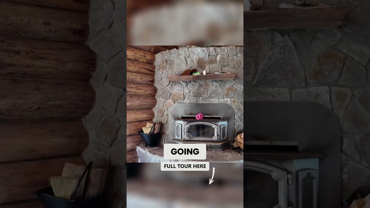 Log Cabin Transformation: Cottage Vibe & Fireplace Craftsmanship!