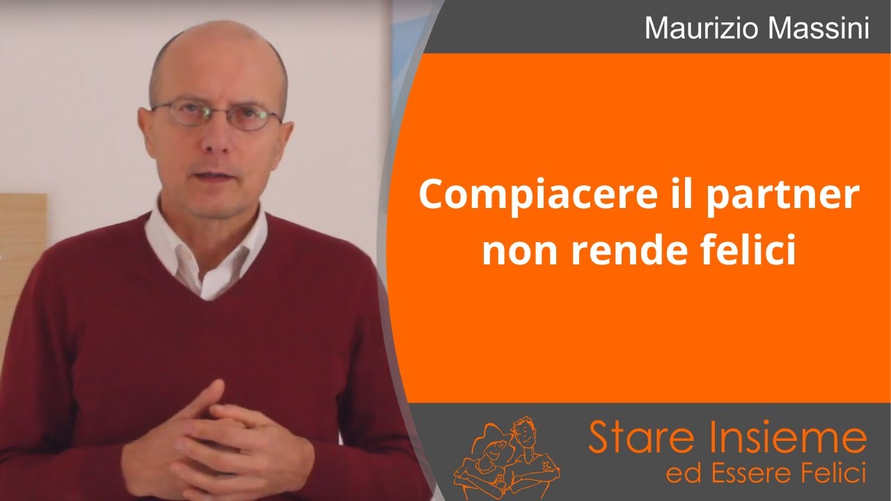 Compiacere il partner non rende felici e genera frustrazione.