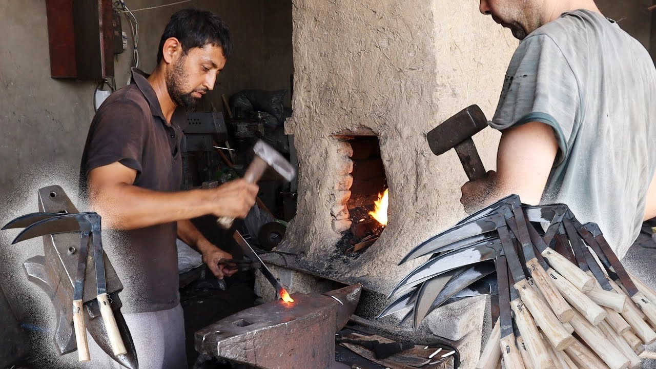 Amazing Sickle Making Technique | Process Of Making Sickle