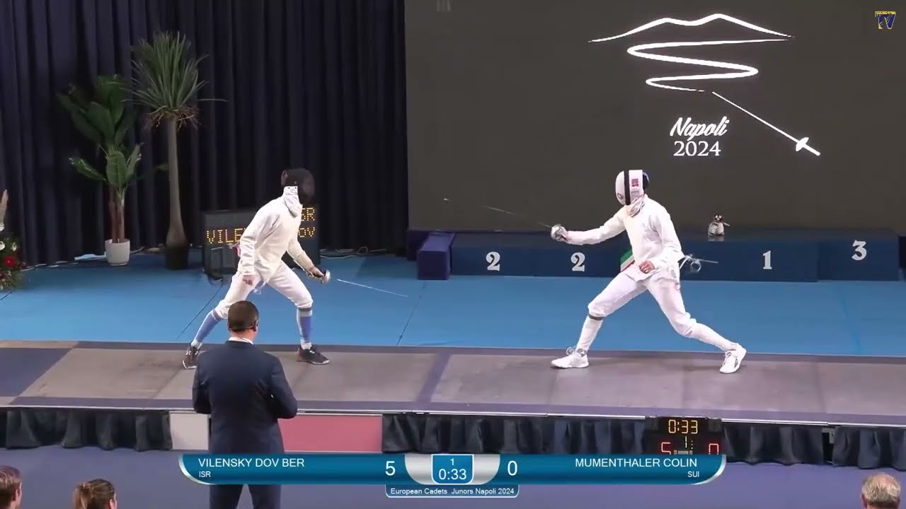 European Championships 2024 JME - GOLD - Dov Ber Vilensky ISR v Colin Mumenthaler SUI