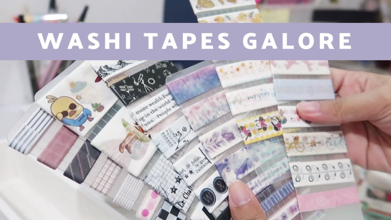 Organizing My Washi Tape Collection [ save more space with this organization ]