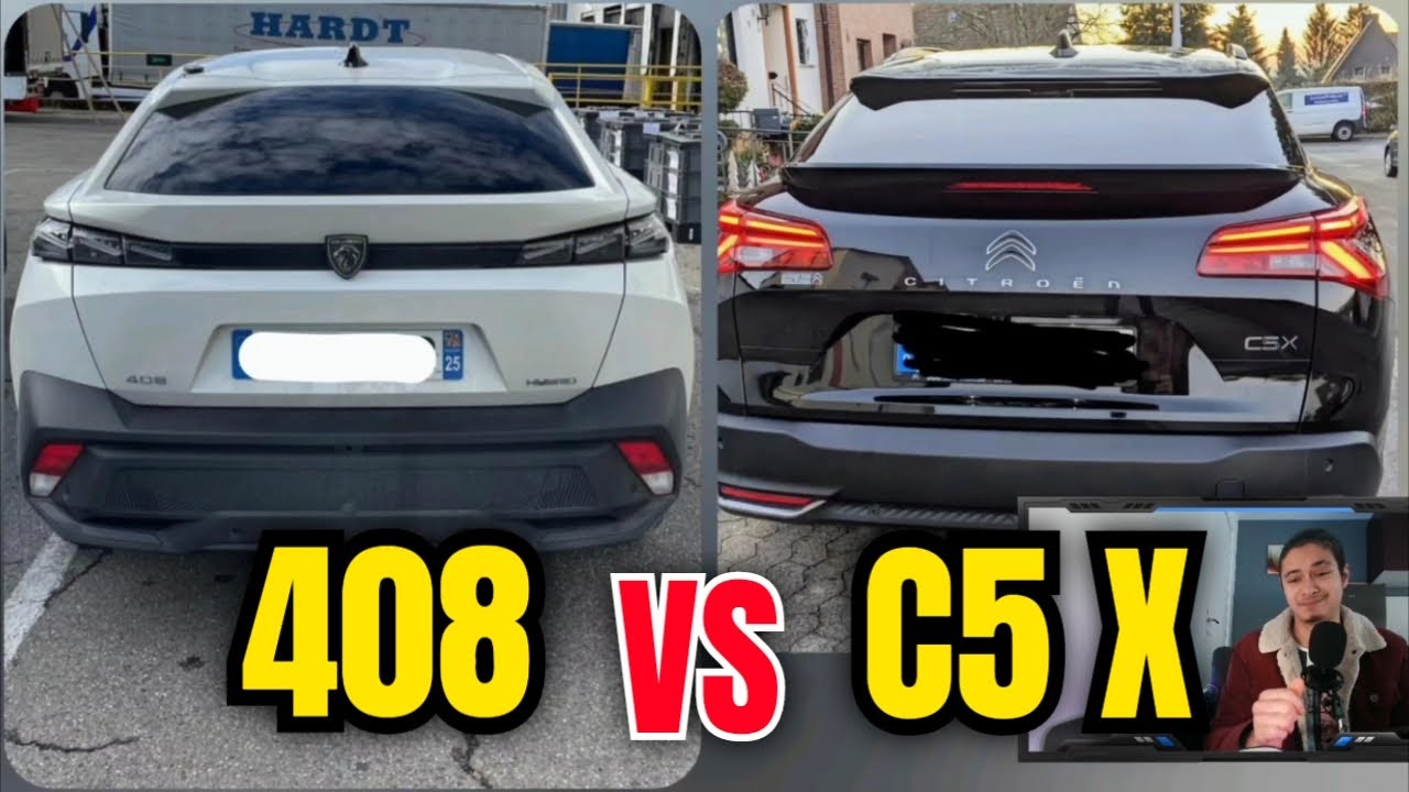408 vs C5 X ! LAQUELLE CHOISIR ?! Comparatif Peugeot 408 vs Citroen C5X