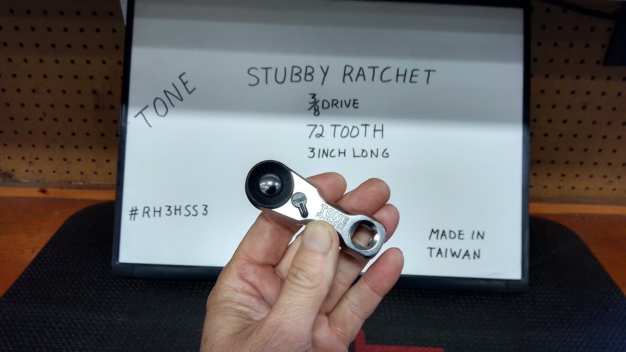 TONE stubby 3/8 drive ratchet,this is a cool little ratchet,worth a look👀!!