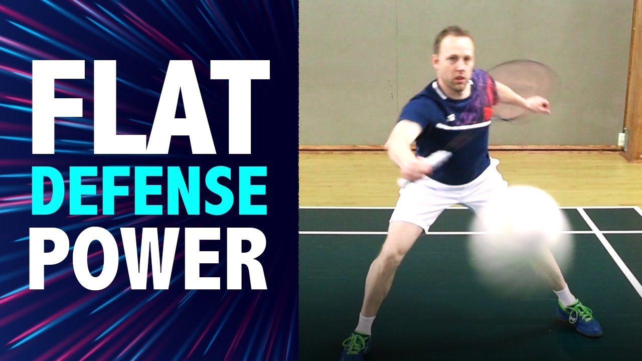 Badminton doubles - Flat defense technique