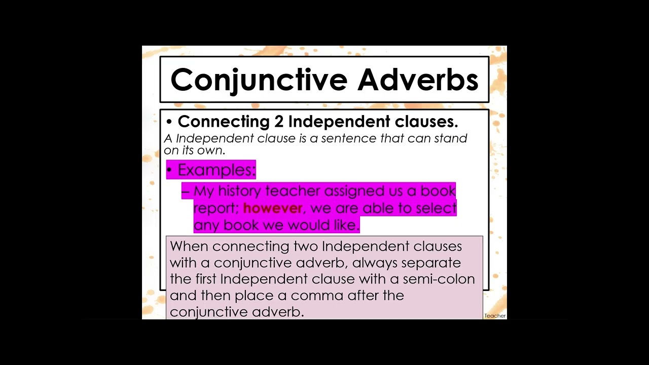 SB Q3W1&2: Conjunctive Adverbs