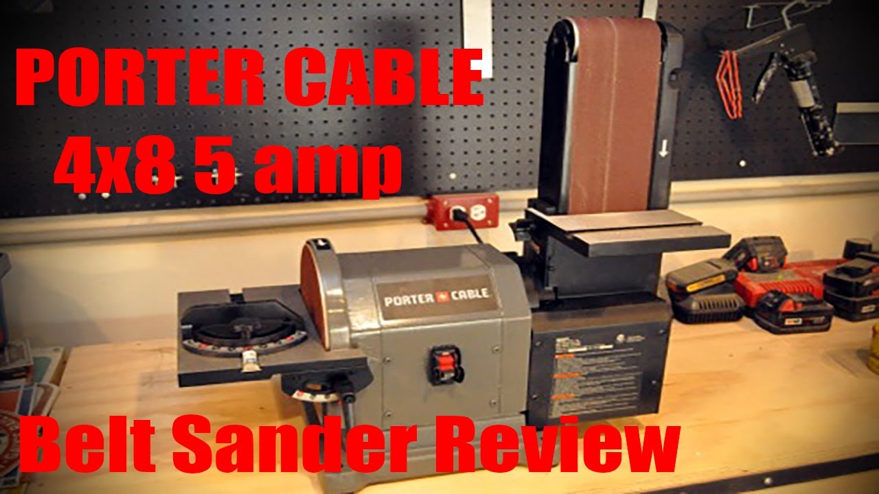 Porter-Cable Benchtop Sander Review!