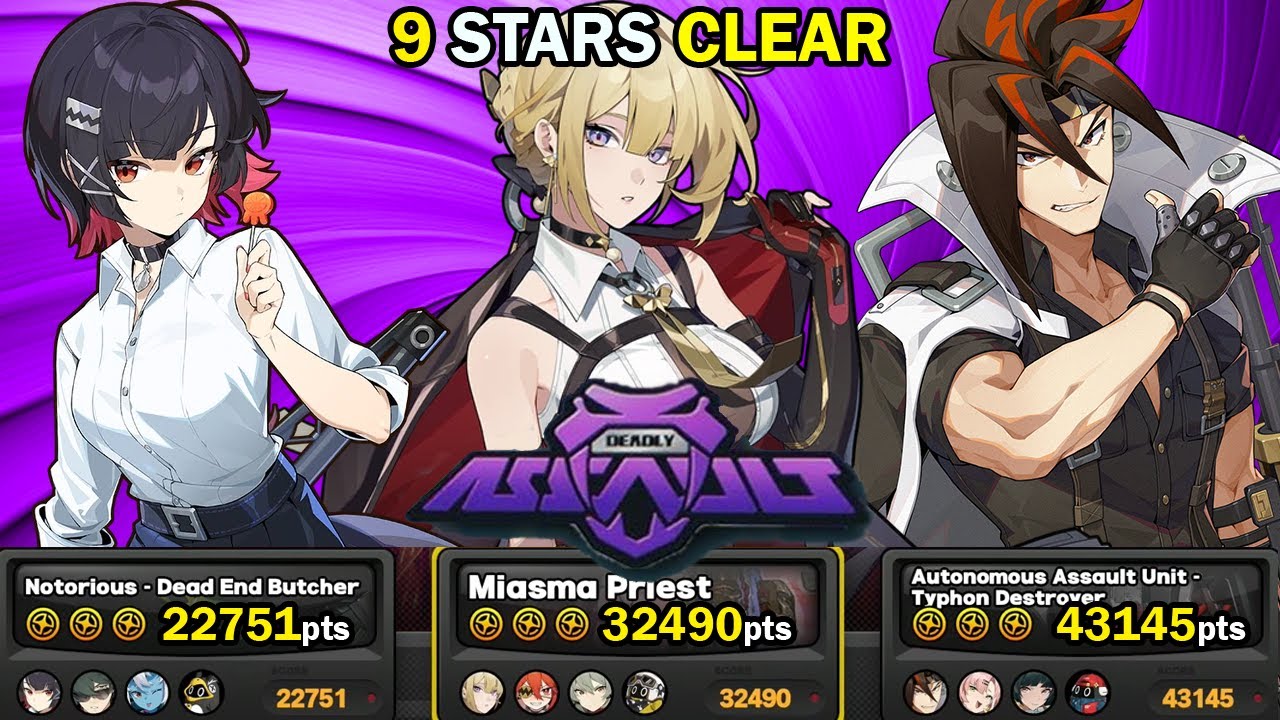 Ellen Joe, Evelyn & Anton Teams! | Deadly Assault 9 Star Clear | Zenless Zone Zero ZZZ 2.1【ゼンゼロ】