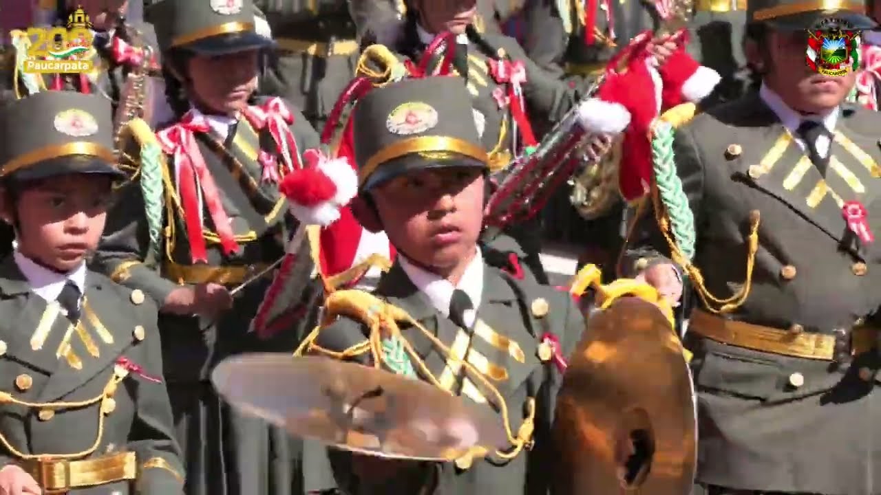#Arequipa: Desfile escolar por Fiestas Patrias 2025 en Paucarpata  - I.E. Sor Ana CIRCA