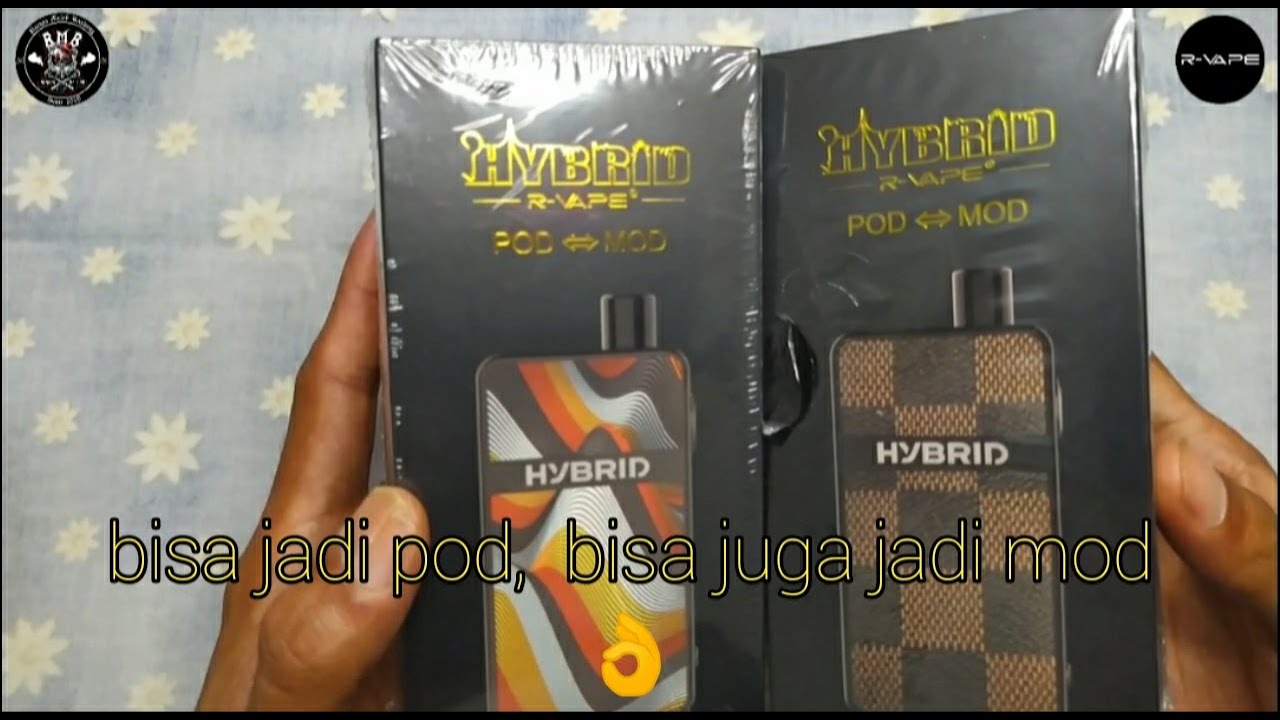 HYBRID POD MOD by R-VAPE || Kecil-kecil Bandel II Vape Product & Community
