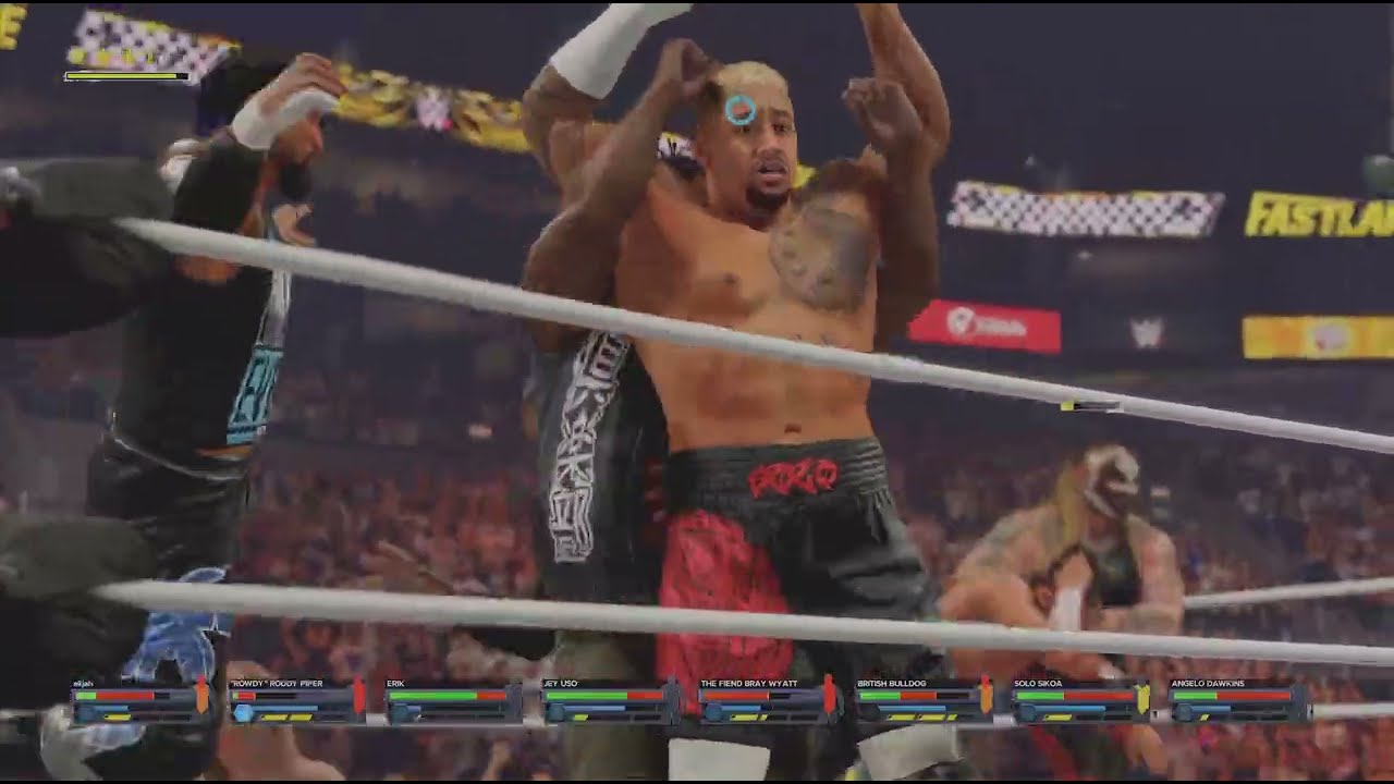 From a tag team to the royal rumble😂😂😂 [ WWE 2K24 ]