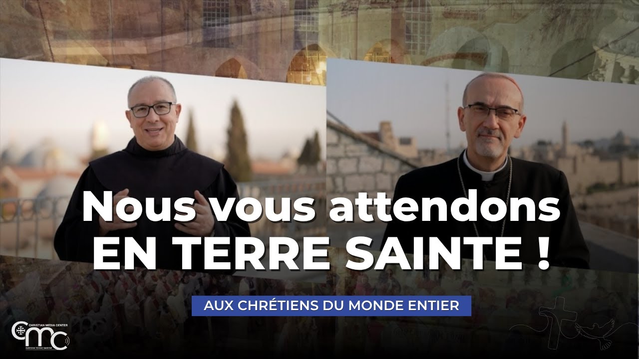 Nous vous attendons en TERRE SAINTE !