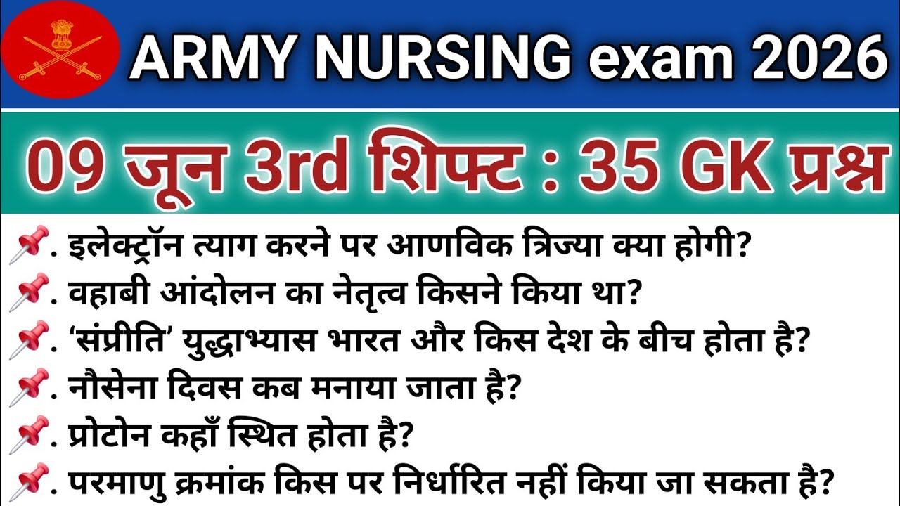 ARMY NURSING Exam Analysis | Army Nursing Review June 09 3rd Shift 2026 Today | Army Nursing 2026...