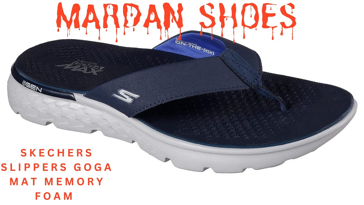Skechers memory Foam goga mat slippers #skechers #mardanshoes_pk #viralvideo #sneakers #slippers
